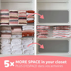 Lot De 10 Sacs De Rangement Sous Vide 5 M + 5 L Aspispace