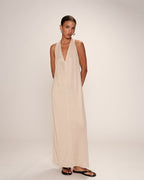 Vestido Midi Rani - Champagne
