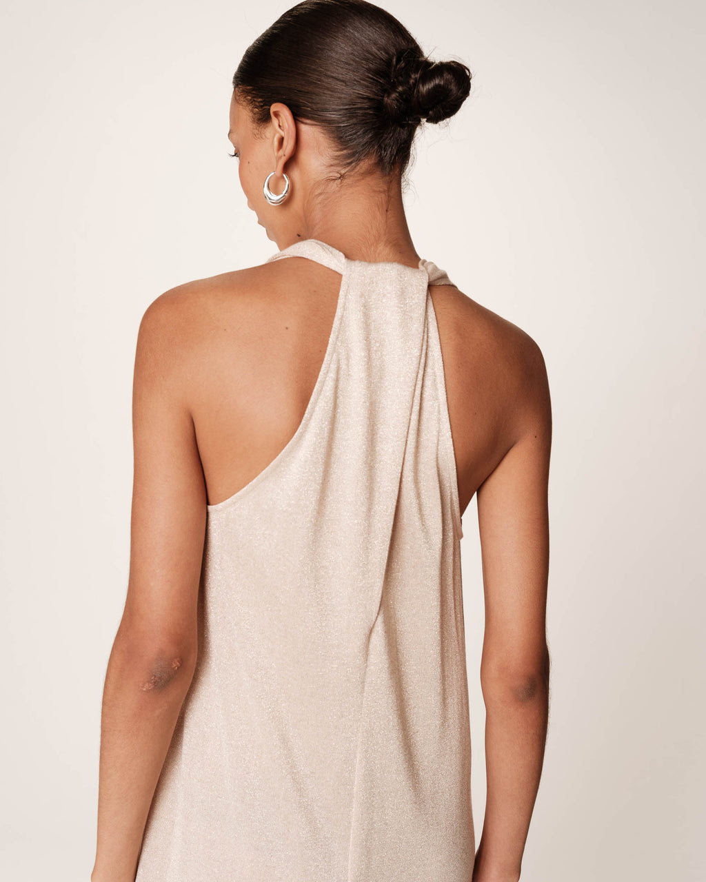 Vestido Midi Rani - Champagne