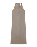 Vestido midi Rani - Gris pardo
