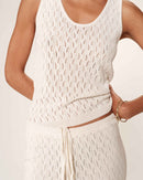 Openwork Top Ecru Rarely