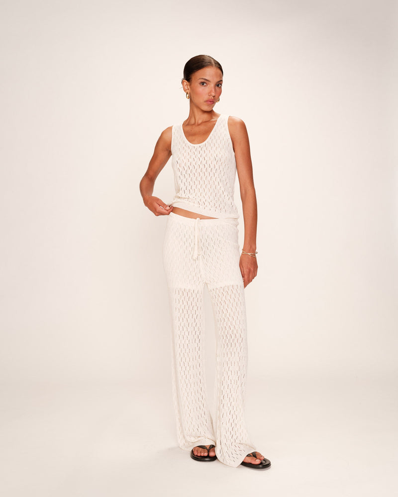 Openwork Top Ecru Rarely