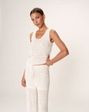 Openwork Top Ecru Rarely