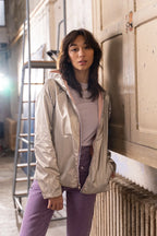 Imperméable Elena Courte - Rose/Dorée