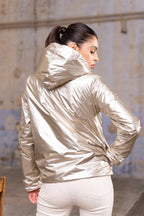 Imperméable Mandy Court - Marine/Doré