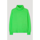 Turtleneck Sweater - Neon Green - Women