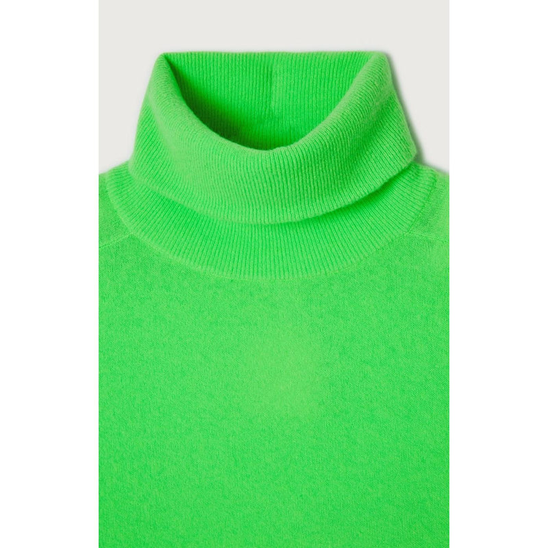 Turtleneck Sweater - Neon Green - Women
