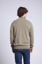 Jersey Cuello Cremallera Alto Rayman - Verde Caqui - Hombre