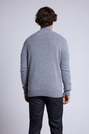 Rayman High Zip Collar Sweater - Dark Gray - Men