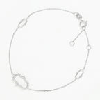 "Hand" Bracelet D0.10/33 - 375/1000 White Gold