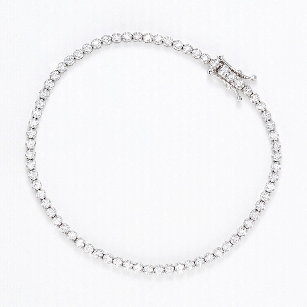 Bracelet " Rivière 1 Carat" Diamant :1Ct/65