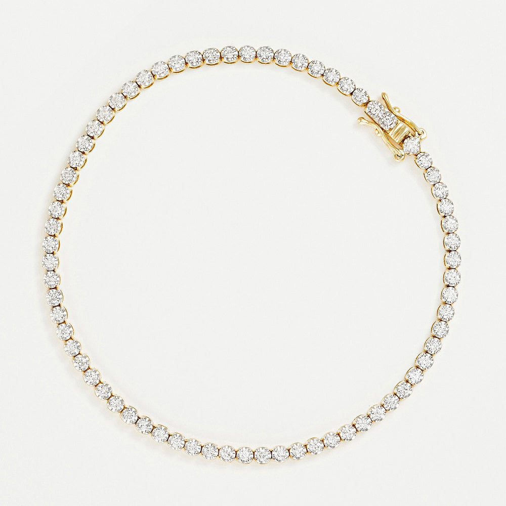 Bracelet " Rivière 1 Carat" Diamant :1Ct/65