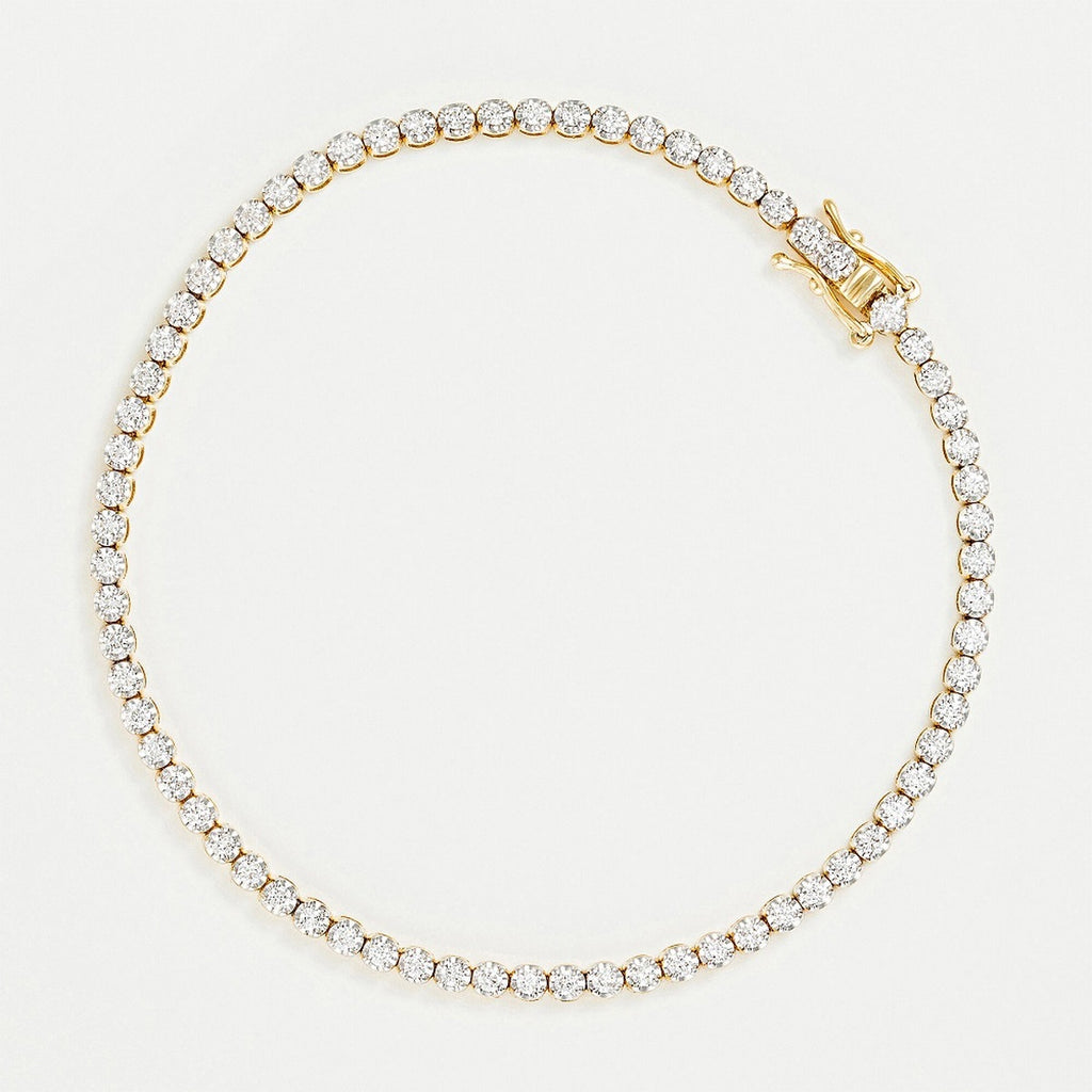 Brazalete de diamantes “1 Quilate River”: 1 Quilate/70 – Oro amarillo