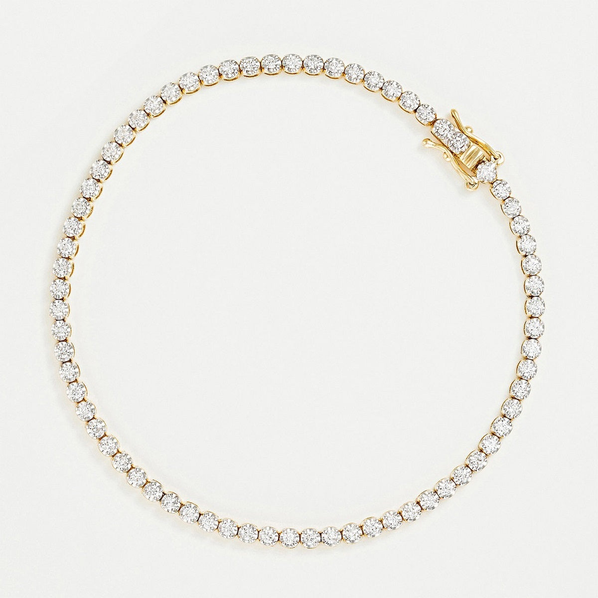 Brazalete de diamantes “1 Quilate River”: 1 Quilate/70 – Oro amarillo