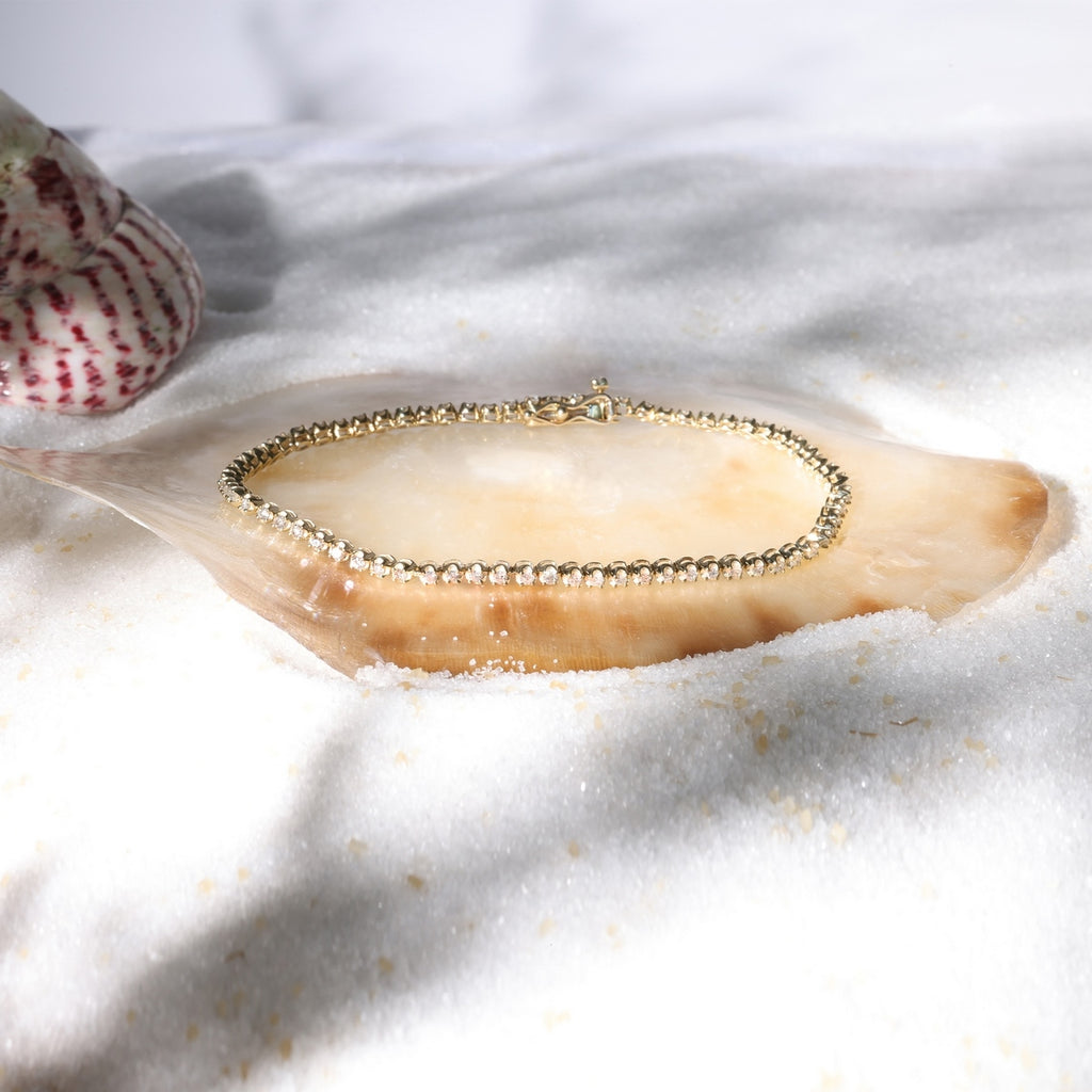 Brazalete de diamantes “1 Quilate River”: 1 Quilate/70 – Oro amarillo