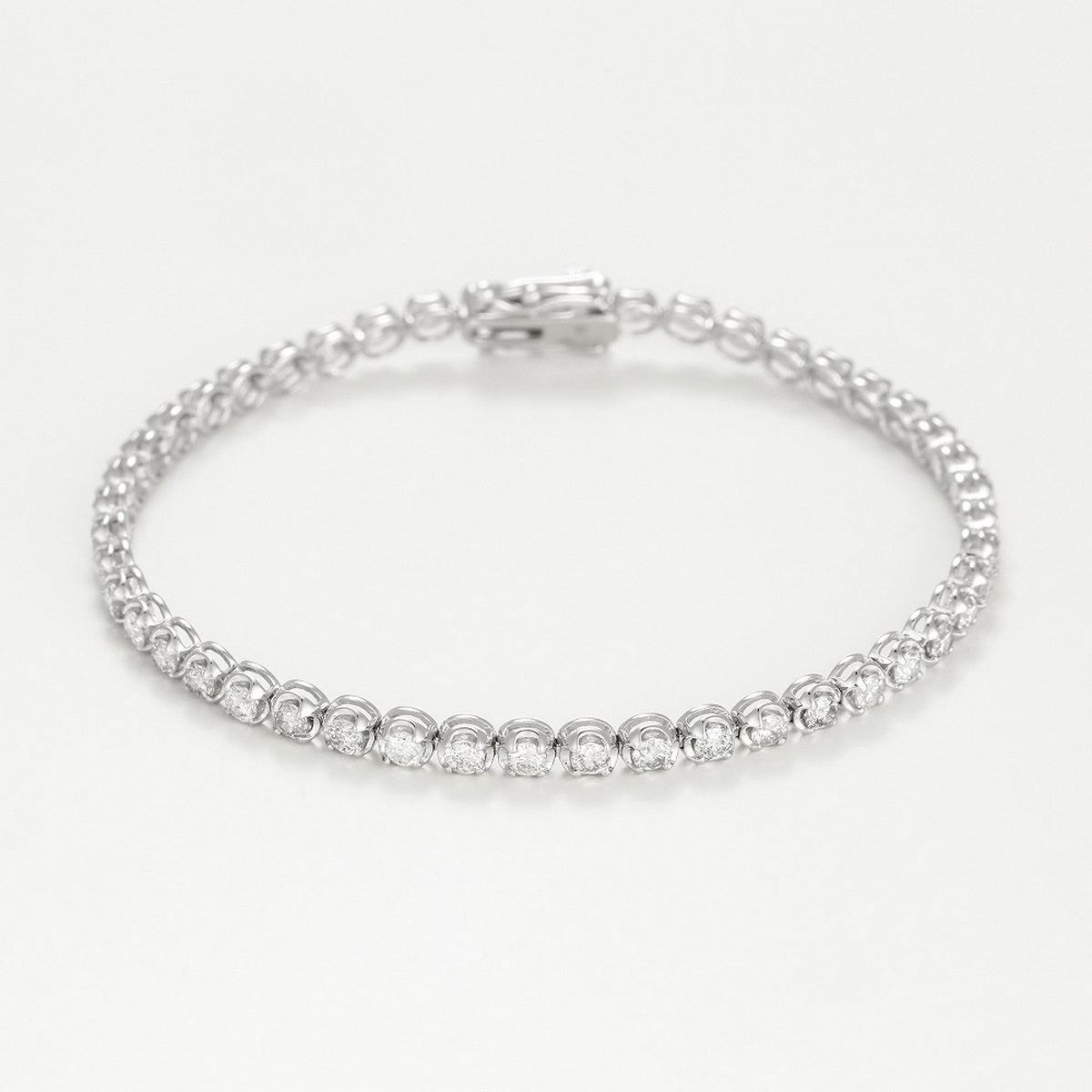 Pulsera River de 3 Quilates D3/46 - Oro blanco