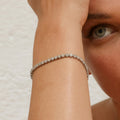 Pulsera River de 3 Quilates D3/46 - Oro blanco
