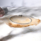 Pulsera River de 3 Quilates D3/46 - Oro blanco