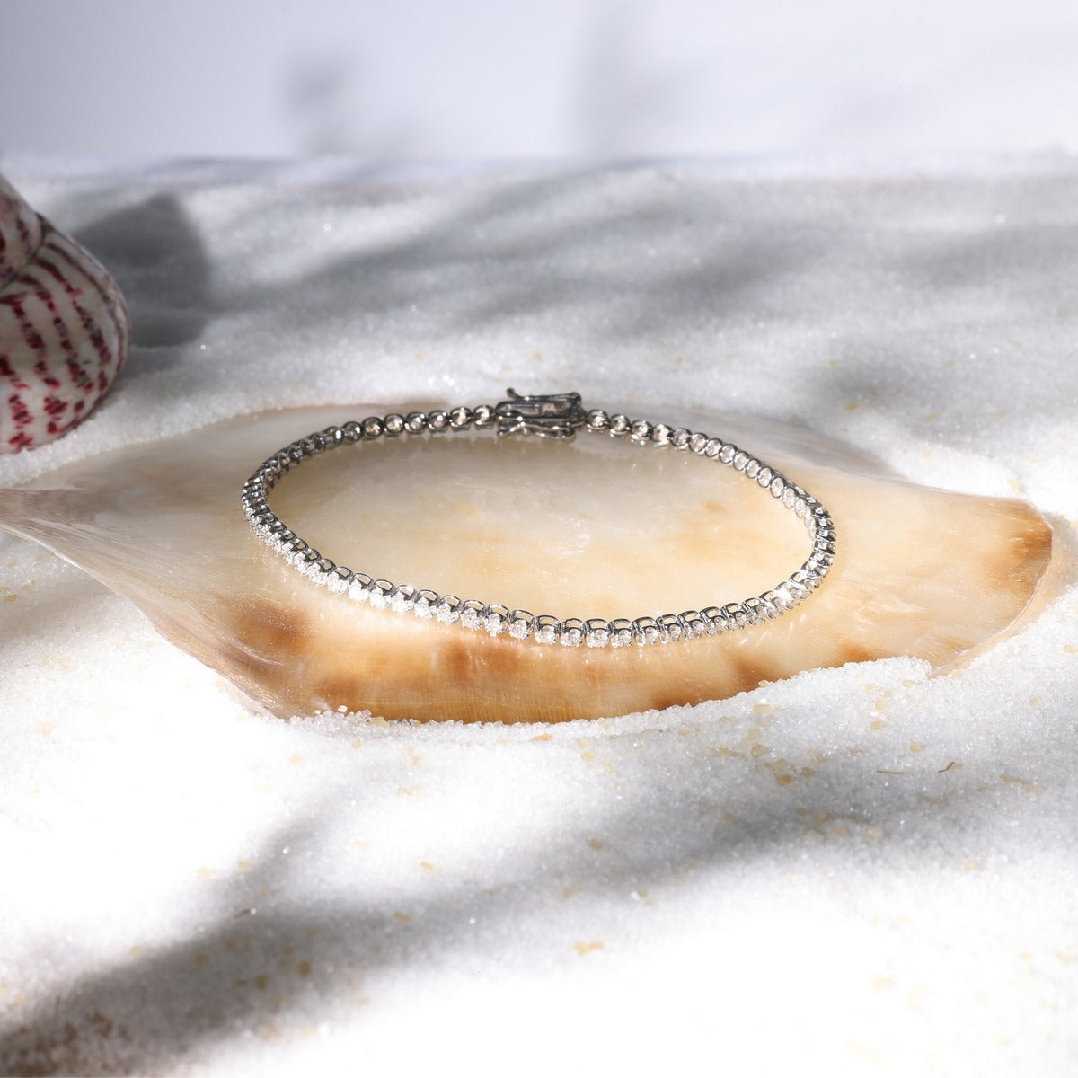 Pulsera River de 3 Quilates D3/46 - Oro blanco