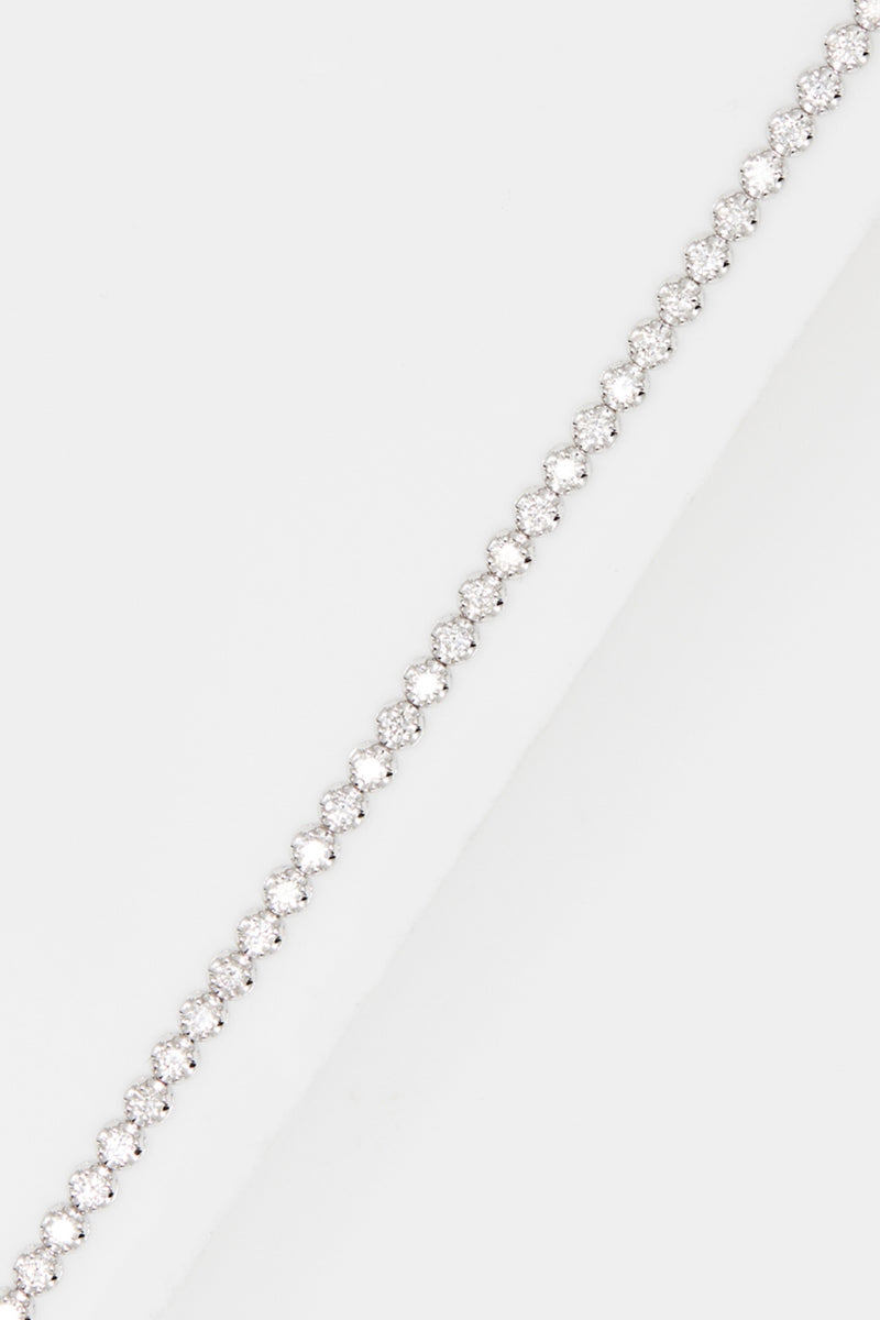 Rivière Bracelet 3 Carats D3/44 - White Gold 375/1000
