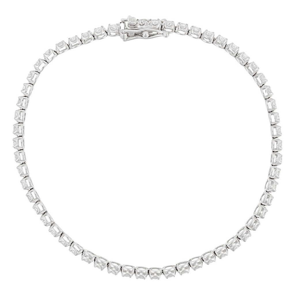 Pulsera Rivière 2 Ct/57 - Oro blanco