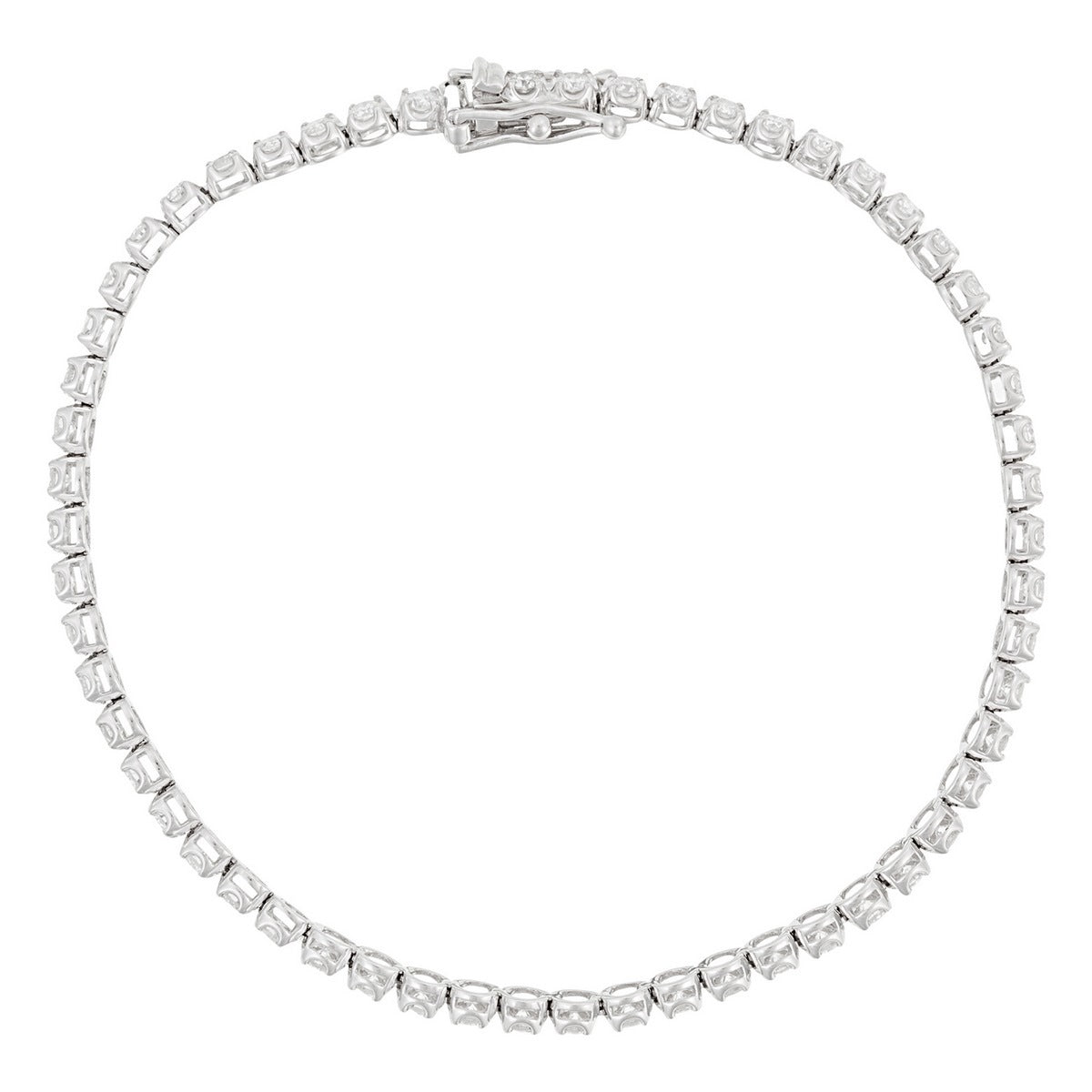 Pulsera Rivière 2 Ct/57 - Oro blanco