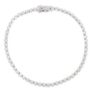 "2 Carat River" Bracelet D2Ct/57 - 375/1000 White Gold