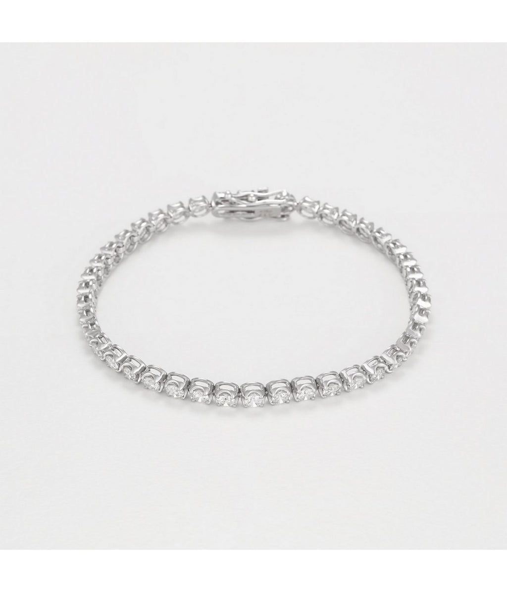 Bracelet "Rivière 4 Carats" - D4/46 - Or Blanc