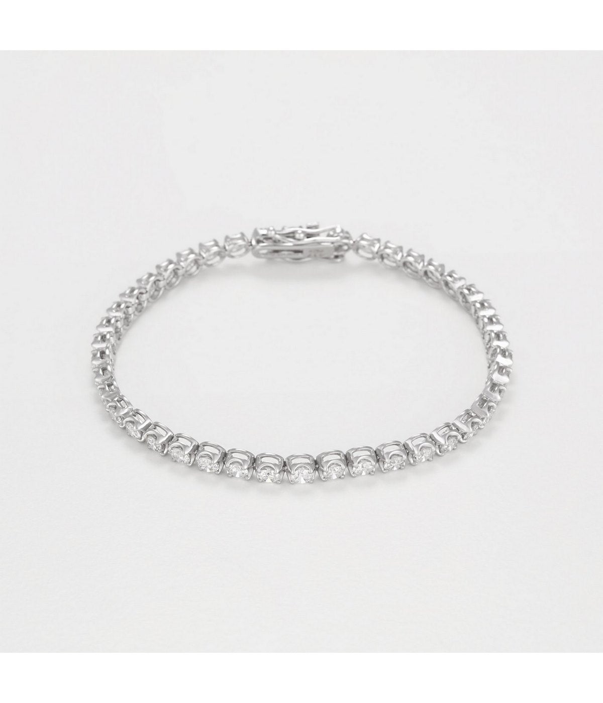 Bracelet "Rivière 4 Carats" - D4/46 - Or Blanc