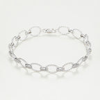 Bracelet Riviére "Encadenada" 0,50Ct/168 - Or Blanc