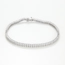 Bracelet "Rang" D0,90 Ct/180 - Or Blanc 375/1000