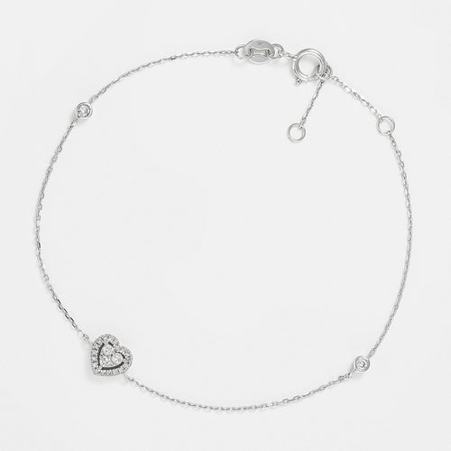 Pulsera "Isis" D0.12/23 - Oro blanco