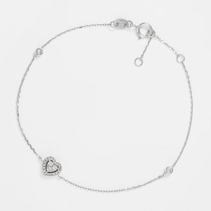 "Isis" Bracelet D0.12/23 - White Gold