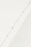 Bracelet "Tiyi" D0,09/4 - Or Blanc 375/1000