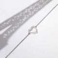 Pulsera “Tu Portes Mon Coeur” D0.05/24 – Oro blanco 375/1000