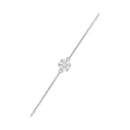 Bracelet "A La Folie, Pour La Vie" Diamants 0,15/7 - Or Blanc 375/1000