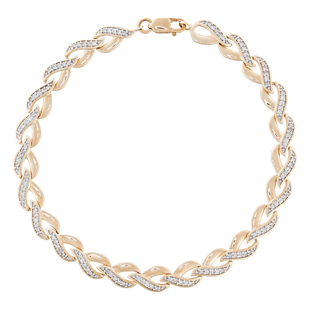 Pulsera de Diamantes 0.51/115 - Oro Amarillo 375/1000