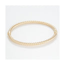 "Torsade" Bracelet - 375/1000 Yellow Gold