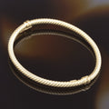 Bracelet"Torsade" Or Jaune 375/1000