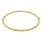 Bracelet"Torsade" Or jaune 375/1000