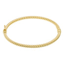 "Torsade" Bracelet - 375/1000 Yellow Gold