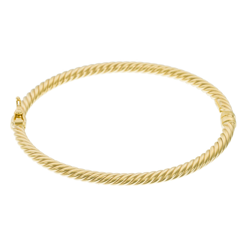"Torsade" Bracelet - 375/1000 Yellow Gold