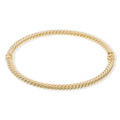 Bracelet"Torsade" Or jaune 375/1000