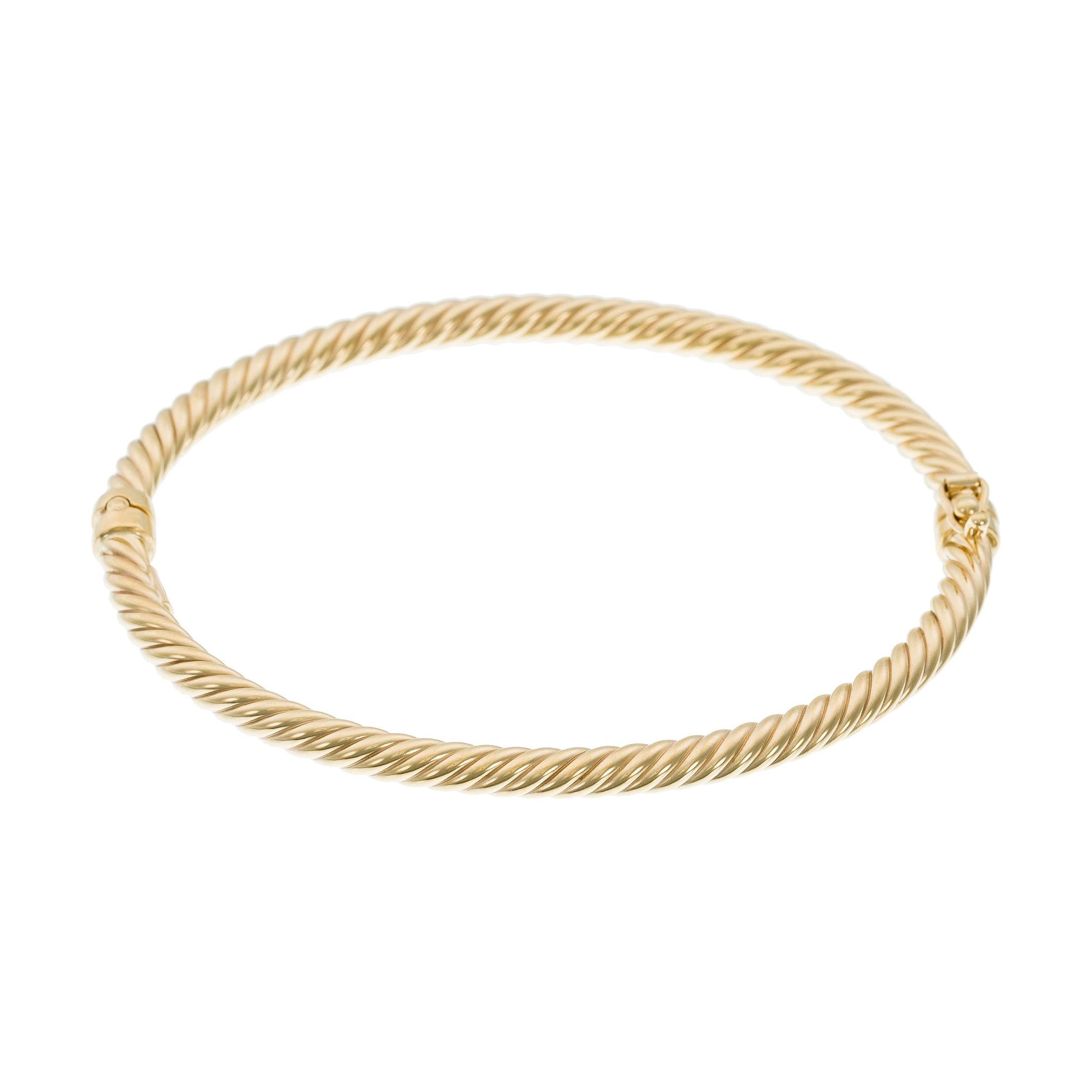 Bracelet"Torsade" Or Jaune 375/1000