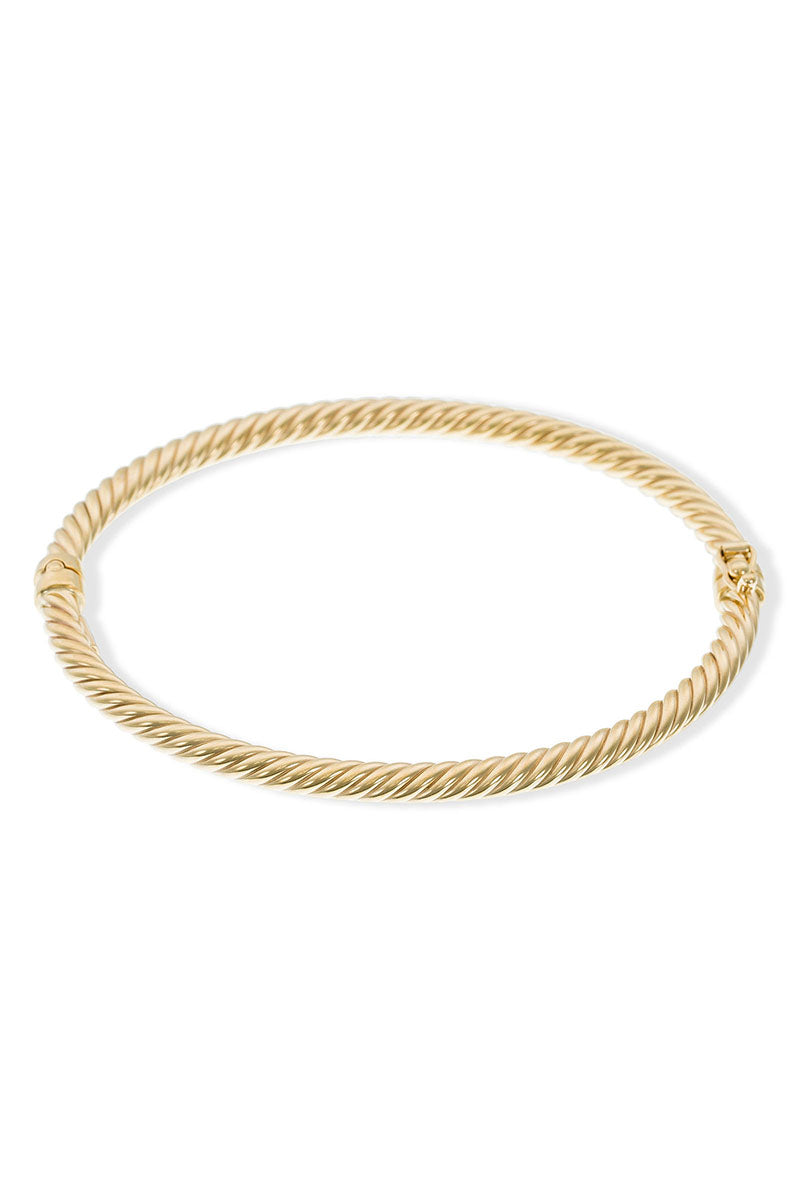 375/1000 Yellow Gold “Torsade” Bracelet