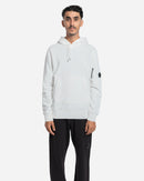 Sweatshirt à Capuche en Coton Brossé