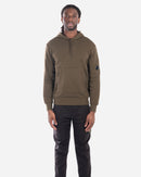 Sweatshirt à Capuche en Coton Brossé