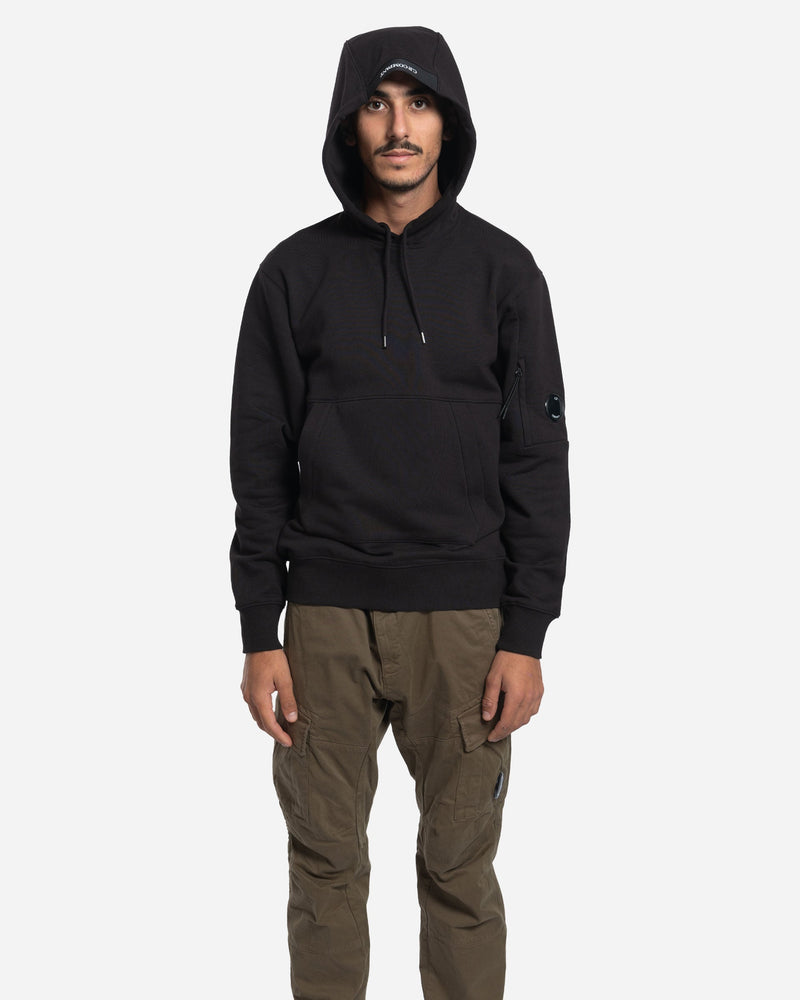 Sweatshirt à Capuche en Coton Brossé