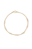 Bracelet "Eclat D'Amande" Or Jaune 375/1000 et Zirconium