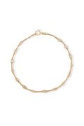 Bracelet "Constellation Ovale" Or Jaune 375/1000 Et Zirconium